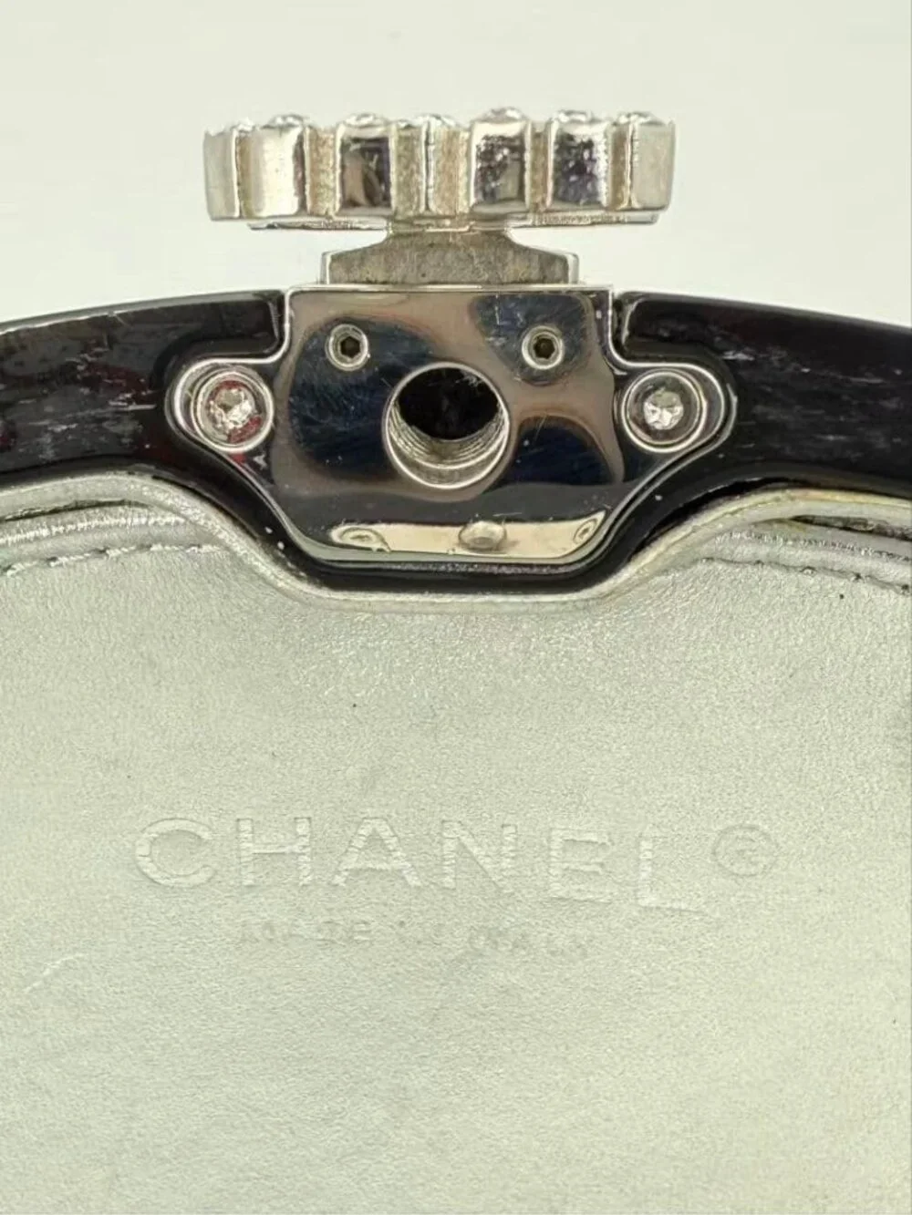 Chanel Acrylic Oval Chain Bag